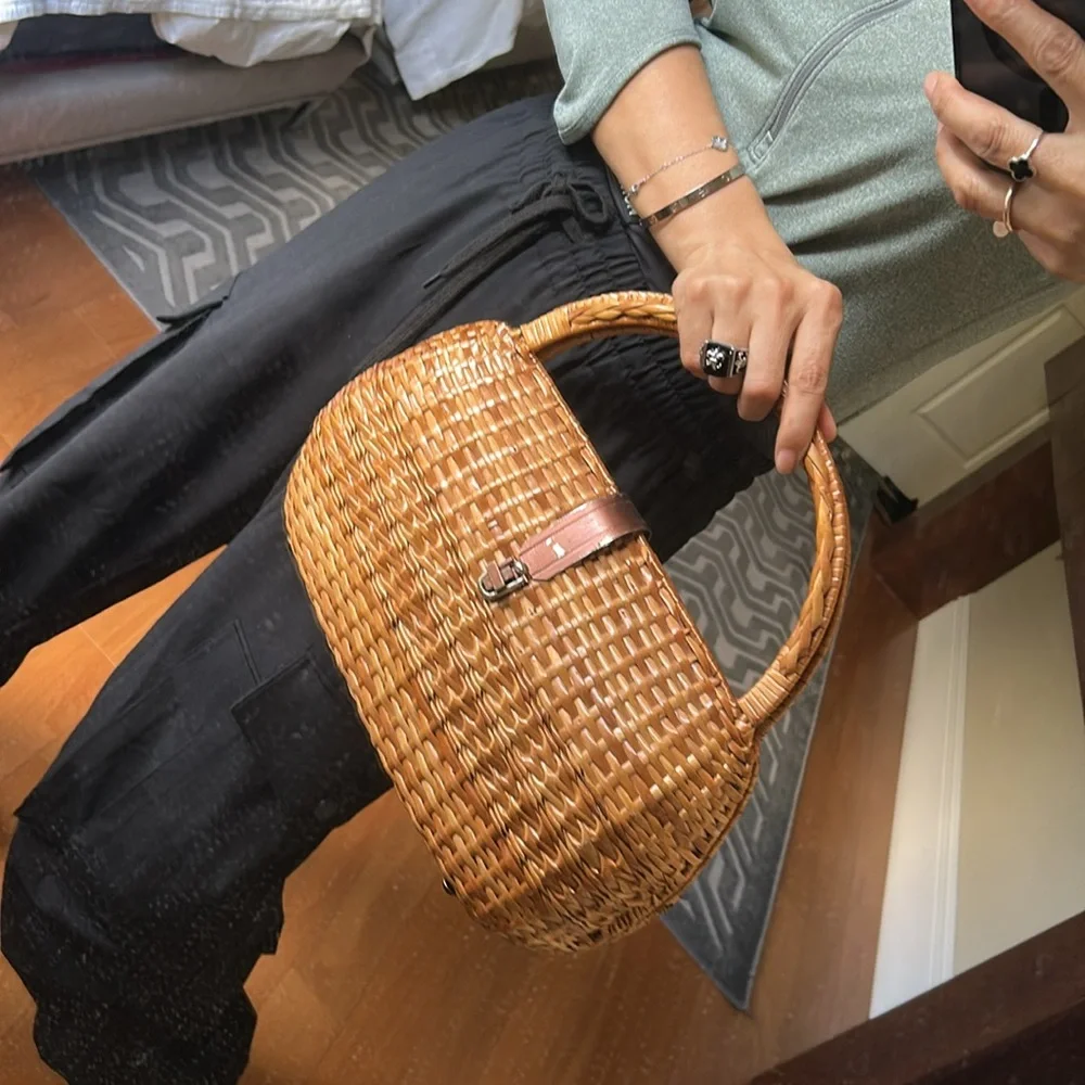 Vintage Basket Bag - Picture 3 of 12